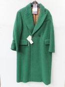 GANT wool blend overcoat - Forest Green - Size M - RRP£650