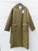 GANT quilted coat - Dark Cactus - Size S - RRP£250