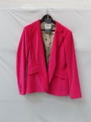 Hartwell 'Arina' velvet blazer - pink - Size 20 - RRP£229.99