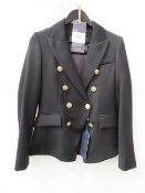 Holland Cooper 'Knightsbridge' Blazer - Black Baranthea - Size 8 - RRP£399