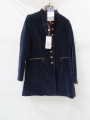 Welligogs 'Seville' velvet jacket - Navy - Size 14 - RRP£395