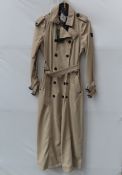 Holland Cooper 'Kendal' full length waterproof trenchcoat - Stone - Size S - RRP£449