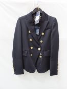 Holland Cooper 'Knightsbridge' Blazer - Black Baranthea - Size 8 - RRP£399
