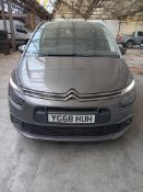 Citroen C4 Space Tourer, Registration YG68HUH, Date of Registration 1 September 2018 Mileage 76,748,