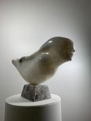 Domenico Ludovico Flying, 2023 Onyx. Very precious and rare from the Apuan Alps. 15 × 25 3/5 × 7 1/