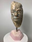 Domenico Ludovico Blue Pink River, 2023 Marble from the Apuan Alps. Rare, precious and ancient on