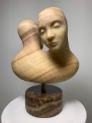 Domenico Ludovico Venus and Mars, 2022 Marble. Onix. Rare and precious from the valley of the