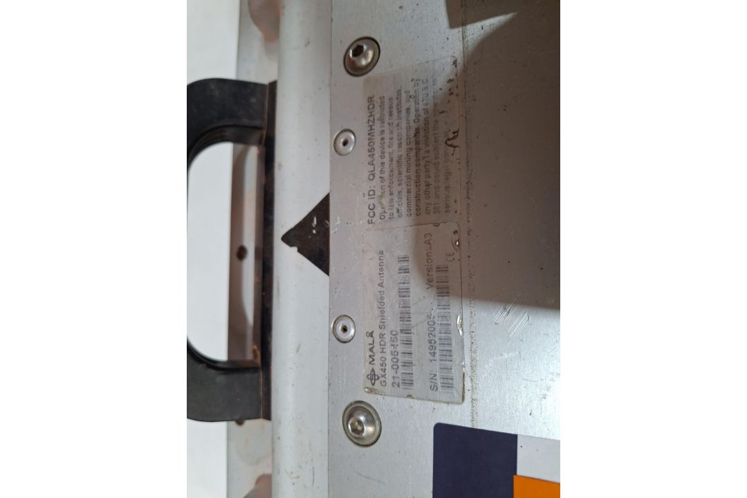 Mala GX450 HDR Shielded Antenna Ground Penetrating Radar; Model: 21-005450; SN: 14952005 Version A3; - Image 2 of 27