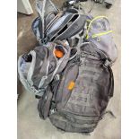 5 Rucksacks with Various cabling, tools etc