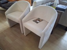 2 x Upholstered dining chairs