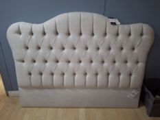 MG Designs curved button deep headboard (king size)