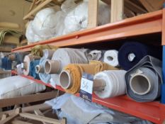 24 rolls of various design and length fabric