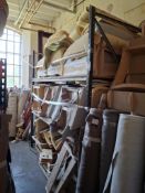 Single bay of stores racking to include 4 x 2400mm crossbeams and 2 x 2500mm(h) x 1030mm(d) uprights