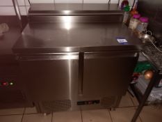 Adexa 2-Door Counter Prep Fridge - Viewing Recommended to Ascertain Removal Due to Size, Location &