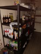 2 x Metal Framed Shelf Units & Contents & Contents of 2 x Wall Mounted Shelves Including Dried Pasta