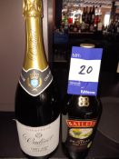 Bottle Baileys & Bottle Champagne