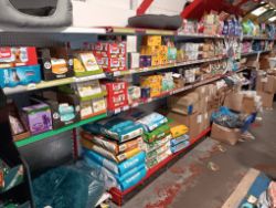 Over 21k Retail Value of Pet Supplies Stock, VW Caddy C20 Van, Large Qty of Metal Adjustable Height & Display Arm Shelving & Pallet Racking etc.