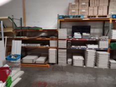 13 x Bays of Assorted Height Pallet Racking (Not Contents) Purchaser to Dismantle Any Racking Still