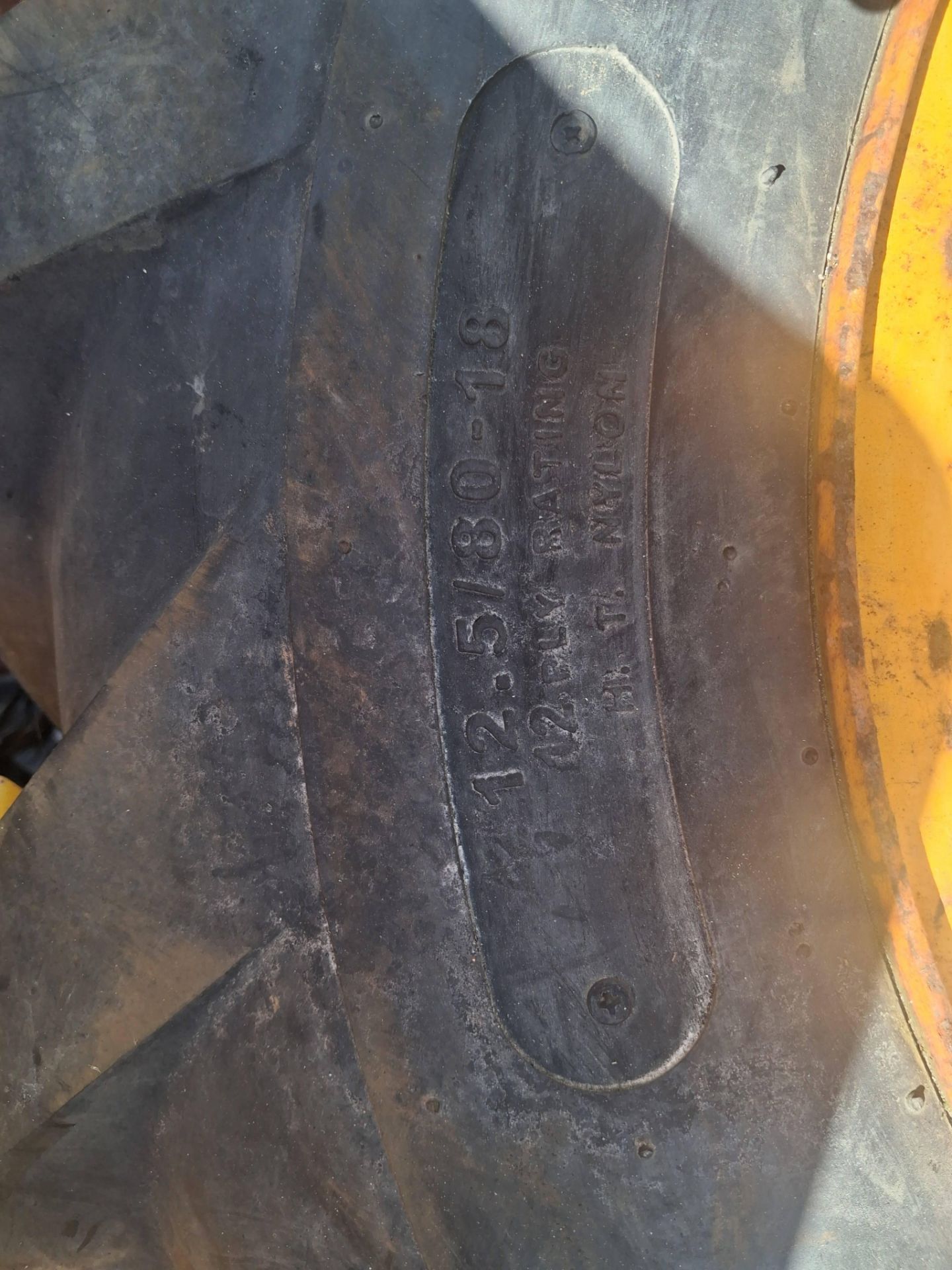 2 Deestone Tyres & Wheels (JCB?) - Image 3 of 4