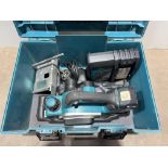 Makita BKP180 cordless surface planer in carry case with 1 x battery and 1 x charger