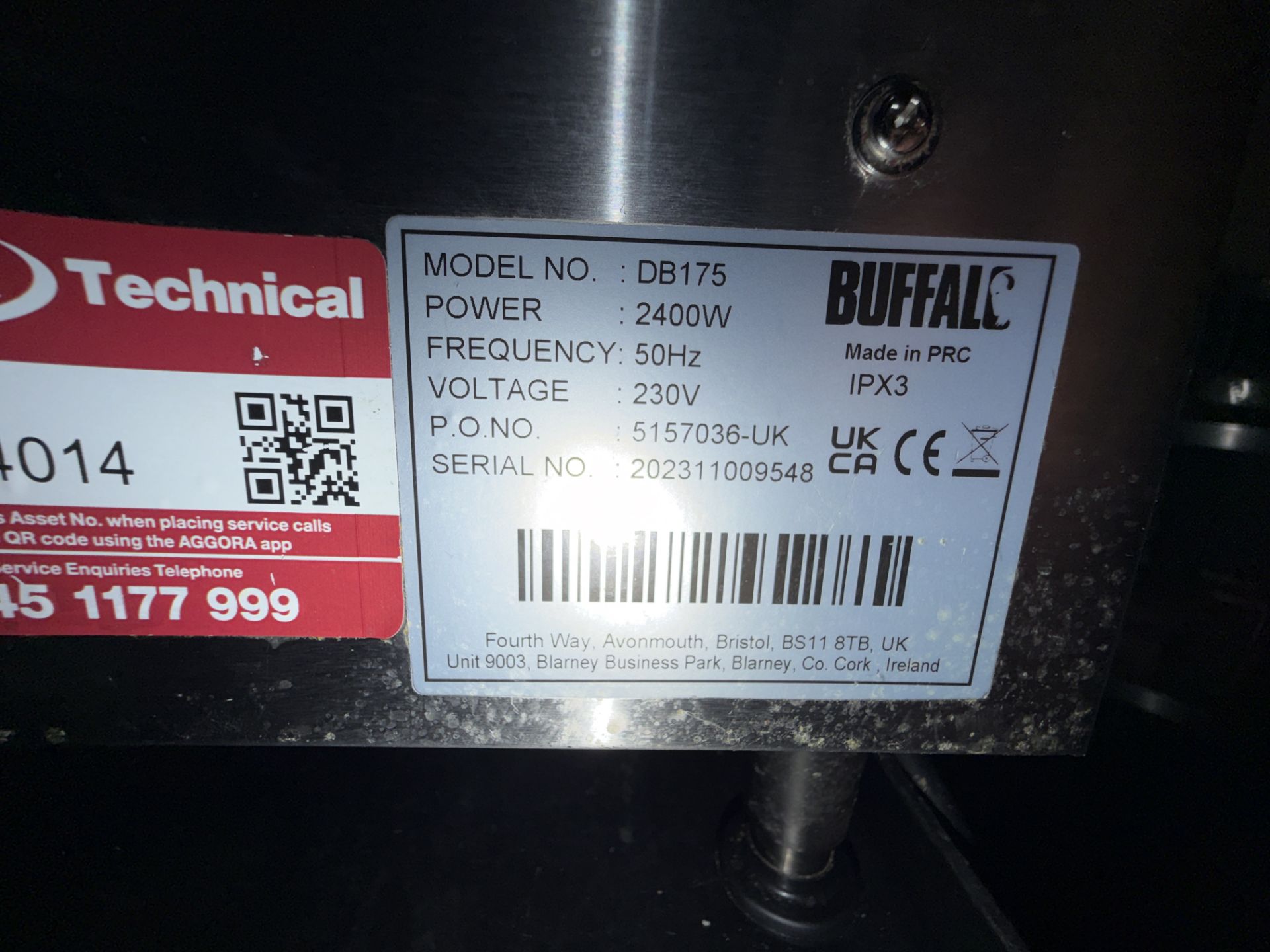 Contents of the commercial canteen and Kitchen consisting of - 2 x Rational electric Self Cooking Ce - Image 72 of 118