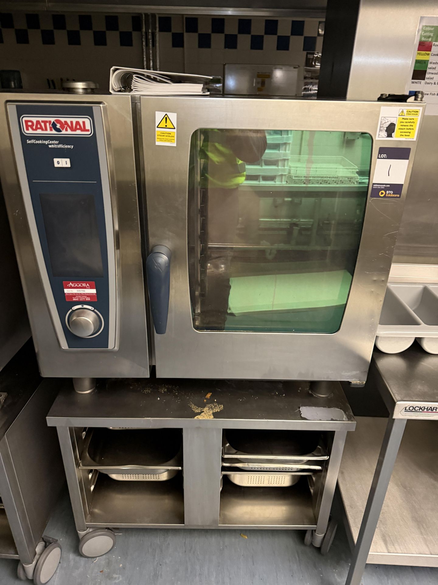 Contents of the commercial canteen and Kitchen consisting of - 2 x Rational electric Self Cooking Ce