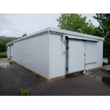 Glacier Coldrooms External Modular Twin Door Walk-in Freezer (Approx. 40ft x 18ft), with 3 x MaxKold