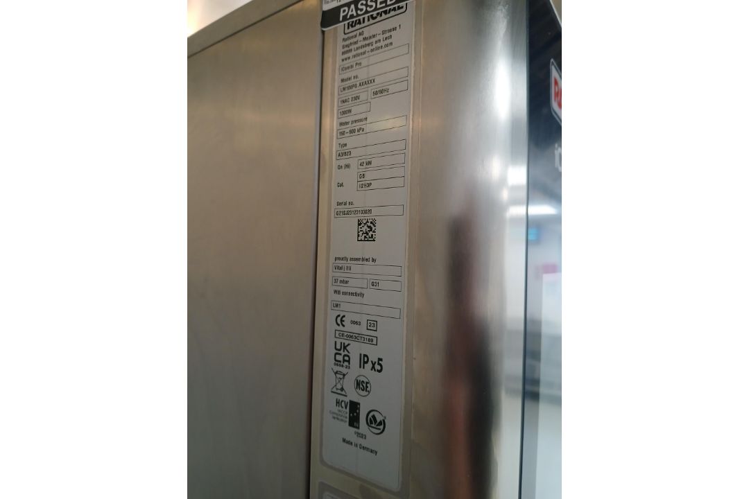 Rational iCombi Pro Combi Oven (Model Number: LM100FG.AXAXXX, Type: A3/B23, Serial Number: G21SJ2312 - Image 8 of 18