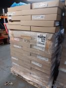Approximately 90 boxes of Siptail Twister Plastic Shot Glasses (containing 100 plastic shot glasses
