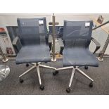 2x Herman Miller Setu Chairs and 2x Dream Cantilever Framed Chairs