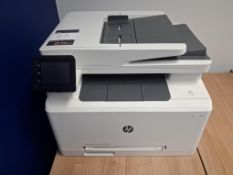 HP Color Laserjet Pro Printer and 2x Monitors