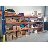 2 Bays of Stores Racking & Contents