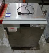 Adexa SF-200 Stainless Steel Single Door Undercounter Freezer (Serial Number 8220387) (Approx. 600 (
