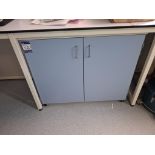 Laboratory Double Door Cupboard & 3 Drawer Pedestal
