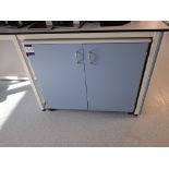 Laboratory Double Door Cupboard & 3 Drawer Pedestal