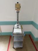 Silverson L4R. Lab High Shear Homogeniser. Mixer emulsifier on Trolley. This lot is Buyer to Remove.