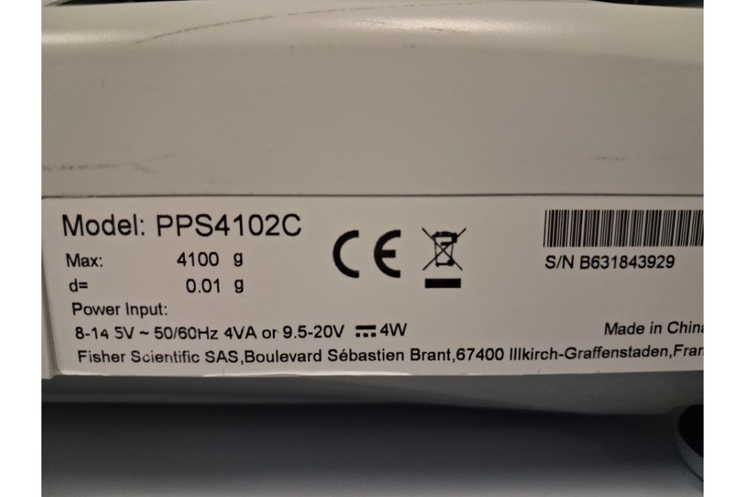 Fisher Scientific Model PPS4102C Precision Scales - Image 2 of 2