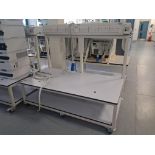 2 Tier Wheeled Laboratory Workstation.