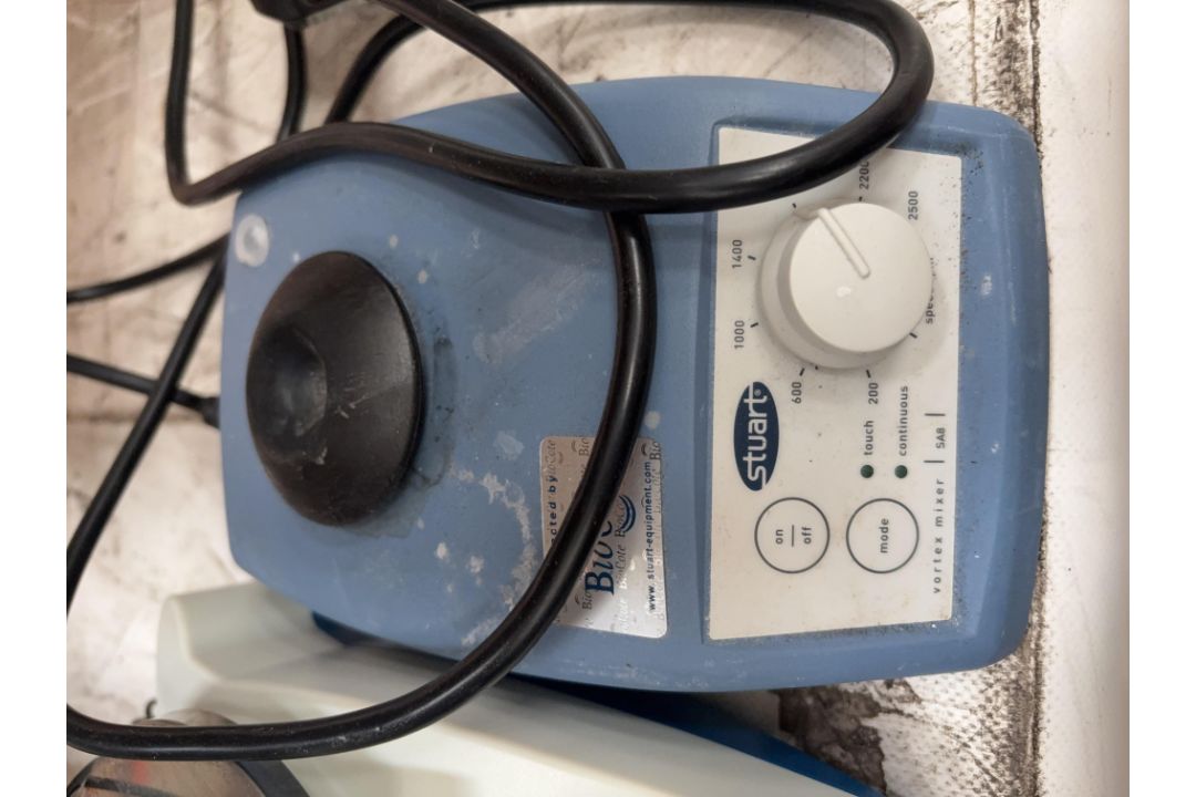 AE Adam Core Balance scales and a Stuart Vortex mixer - Image 2 of 3