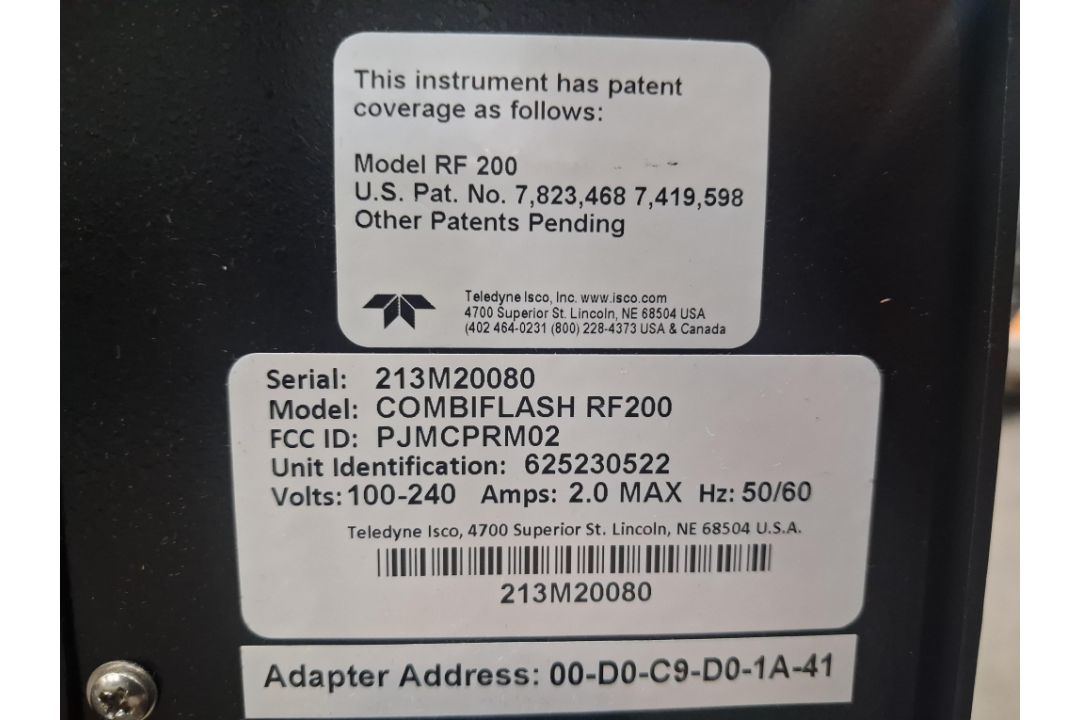 Teledyne ISCO Combiflash Nextgen RF200 Flash Chromatography system - Image 2 of 2