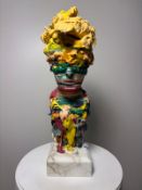 Domenico Ludovico Life in Colours, 2025 Resin and very precious Cacatta Marble from the Apuan Alps T