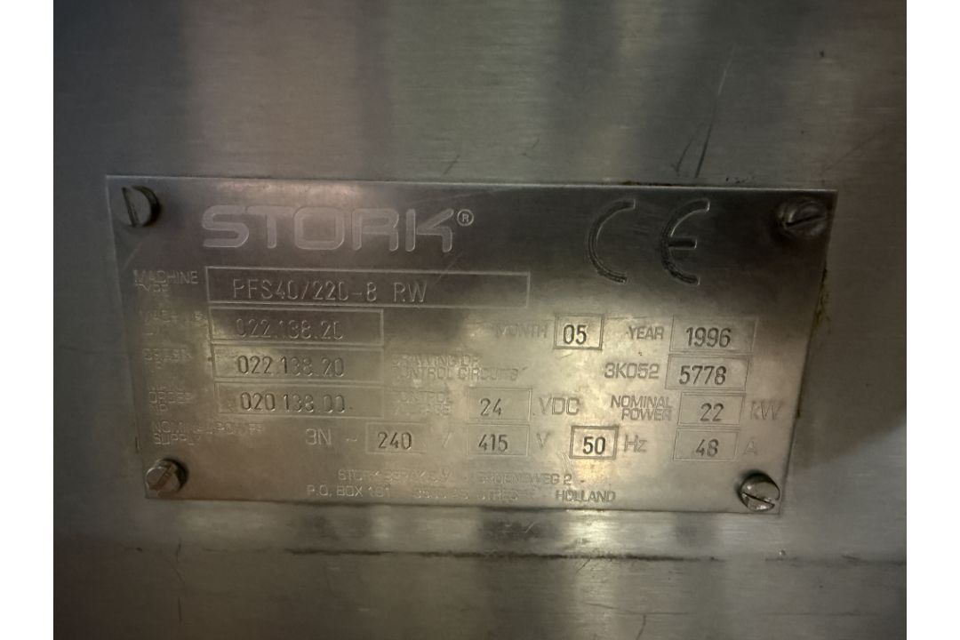 Sovereign Twin Head Label Machine. Touch Screen control with Domino Ink Jet coder unit. This lot is - Image 8 of 8