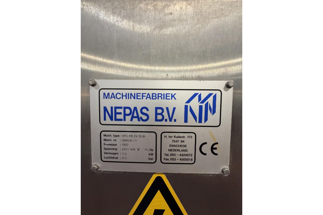2 x Nepas BV Trolley packers. HPC PB Z4 SLIR. 1997. Spares and Repairs. This lot is Buyer to Remove. - Image 7 of 8