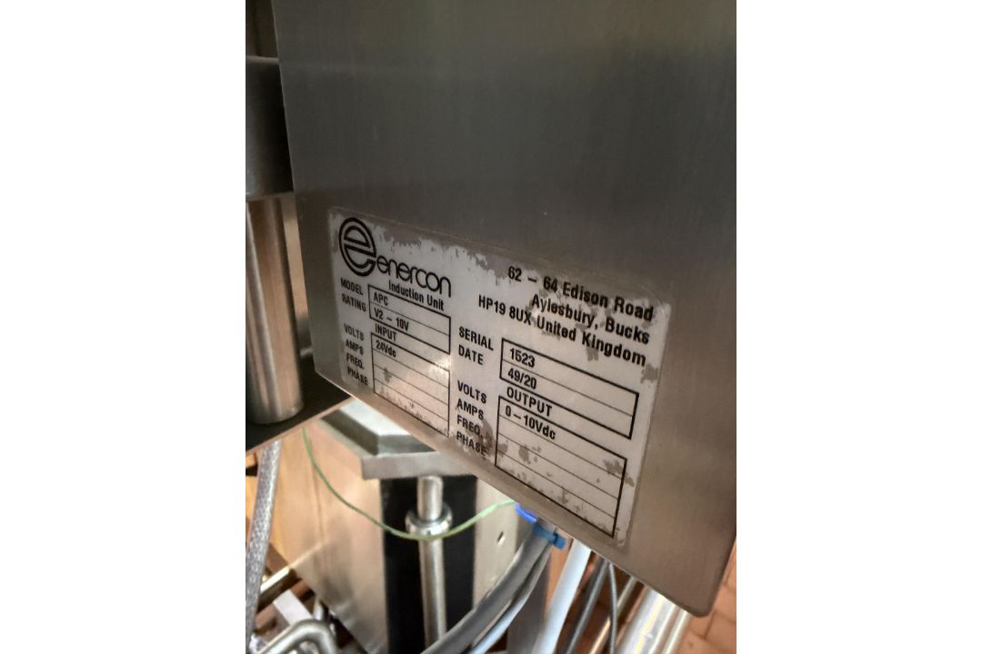 Enercon Super Seal Hot Cap Sealer. Induction cap sealer. Stand alone. This lot is Buyer to Remove. P - Image 4 of 4