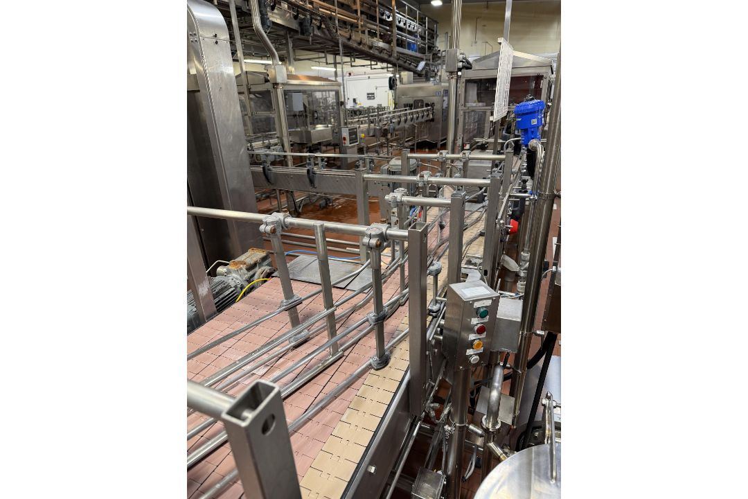 Inline Full Bottle conveyors. Conveyors from Filling to Trolley Packers with Heuft Lane Bottle diver - Image 2 of 13