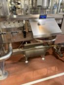 Isoma Dry Bottle conveyor. From de-elevator to filler. 12 meters. 90 Deg bend. This lot is Buyer to