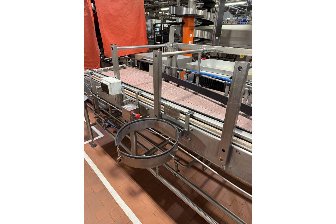 Inline Full Bottle conveyors. Conveyors from Filling to Trolley Packers with Heuft Lane Bottle diver - Image 1 of 13