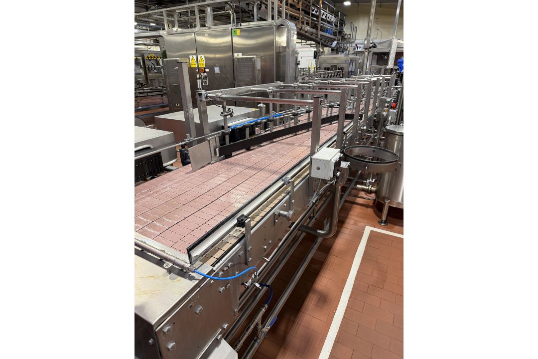 Inline Full Bottle conveyors. Conveyors from Filling to Trolley Packers with Heuft Lane Bottle diver - Image 12 of 13
