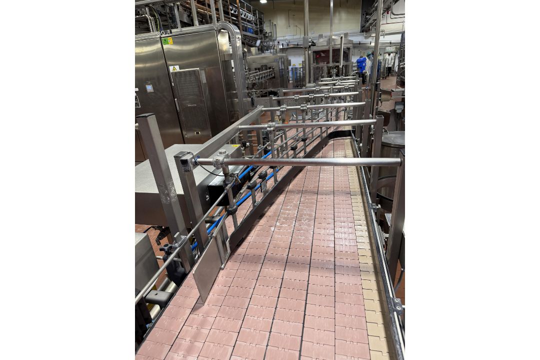 Inline Full Bottle conveyors. Conveyors from Filling to Trolley Packers with Heuft Lane Bottle diver - Image 13 of 13