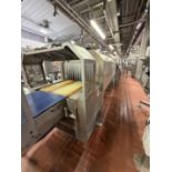 SMI Overwrapper and Shrink Tunnel. SMO DV500S Ergon Divider. SMI LSK40F Shrinkwrapper feeding Heat T